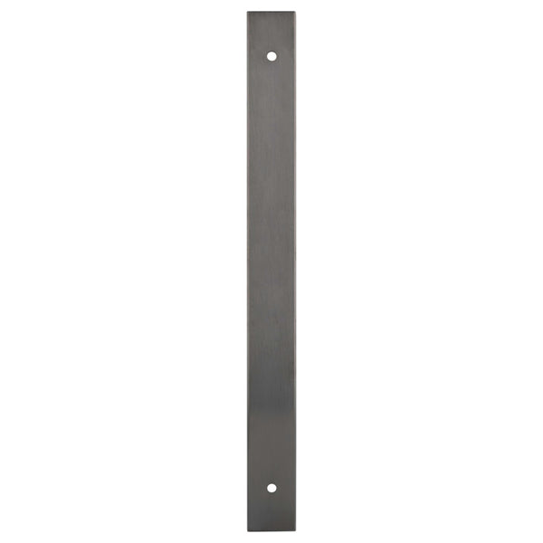 Alexander and Wilks - Rectangular Cabinet Pull Backplate - Dark Bronze PVD-232x22x3mm - 192mm c/c - AWBP192DBZPVD - Choice Handles