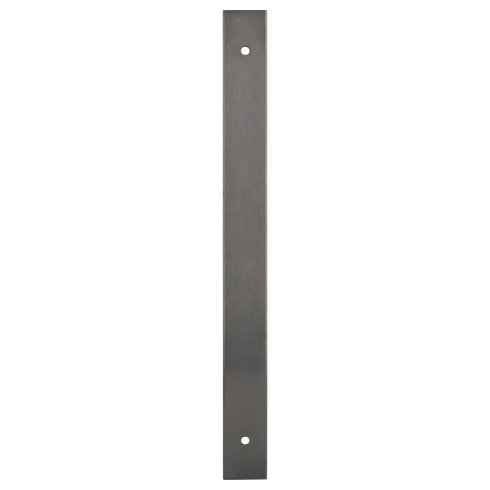 Alexander and Wilks - Rectangular Cabinet Pull Backplate - Dark Bronze PVD-232x22x3mm - 192mm c/c - AWBP192DBZPVD - Choice Handles
