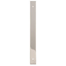 Alexander and Wilks - Rectangular Cabinet Pull Backplate - Polished Nickel-232x22x3mm - 192mm c/c - AWBP192PN - Choice Handles