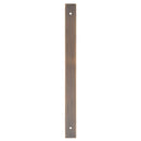 Alexander and Wilks - Rectangular Cabinet Pull Backplate - Antique Brass-264x22x3mm - 224mm c/c - AWBP224AB - Choice Handles