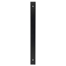 Alexander and Wilks - Rectangular Cabinet Pull Backplate - Black-264x22x3mm - 224mm c/c - AWBP224BL - Choice Handles