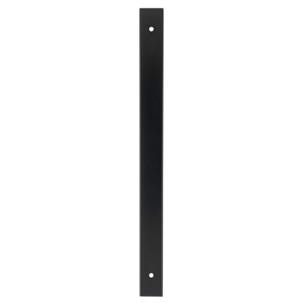 Alexander and Wilks - Rectangular Cabinet Pull Backplate - Black-264x22x3mm - 224mm c/c - AWBP224BL - Choice Handles