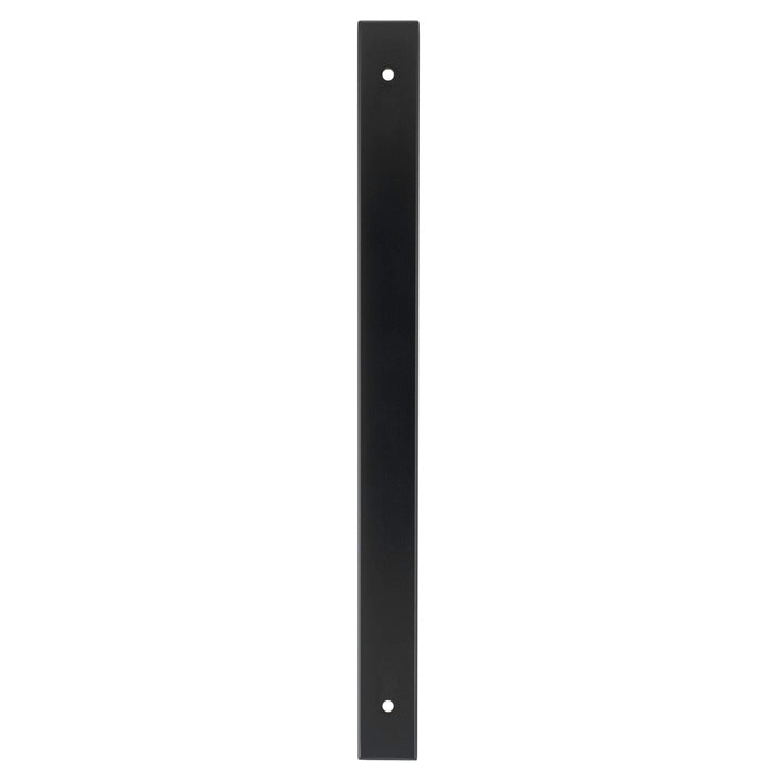 Alexander and Wilks - Rectangular Cabinet Pull Backplate - Black-264x22x3mm - 224mm c/c - AWBP224BL - Choice Handles