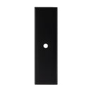 Alexander and Wilks - Rectangular Cabinet Knob Backplate - Black - AWBP76BL - Choice Handles