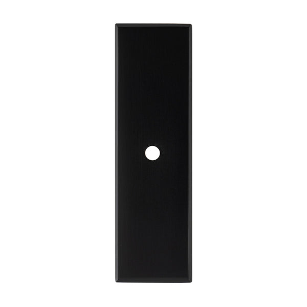 Alexander and Wilks - Rectangular Cabinet Knob Backplate - Black - AWBP76BL - Choice Handles