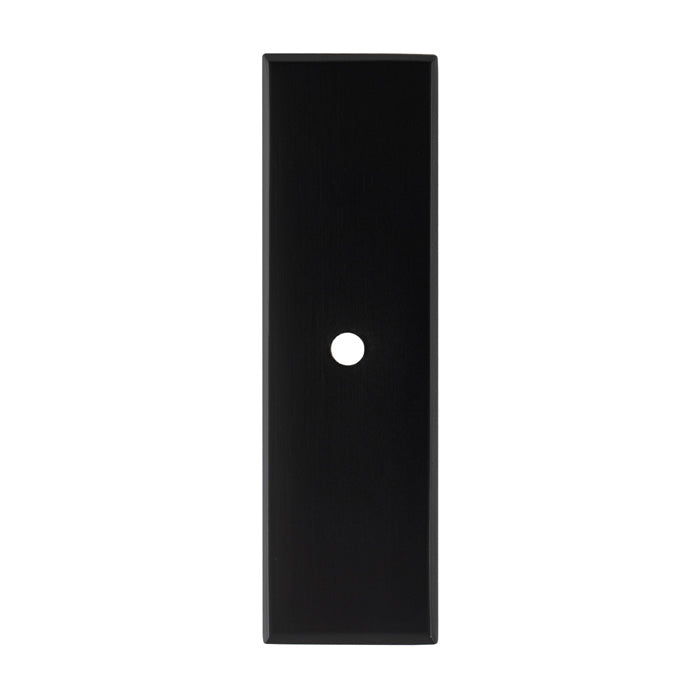 Alexander and Wilks - Rectangular Cabinet Knob Backplate - Black - AWBP76BL - Choice Handles
