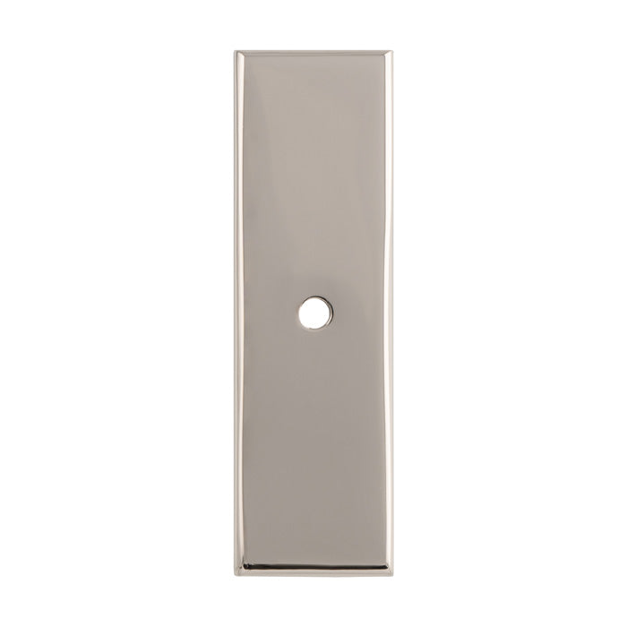 Alexander and Wilks - Rectangular Cabinet Knob Backplate - Polished Nickel - AWBP76PN