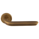 Manital Cloud Lever On Rose - Antique Brass - CD5AB - Choice Handles
