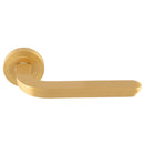 Manital Cloud Lever On Rose - Satin Brass - CD5SB - Choice Handles