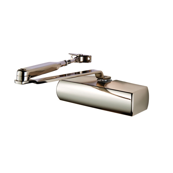 Eurospec - Plated Full Cover Overhead Door Closer PNP - Polished Nickel Plated - CDG003/PNP - Choice Handles