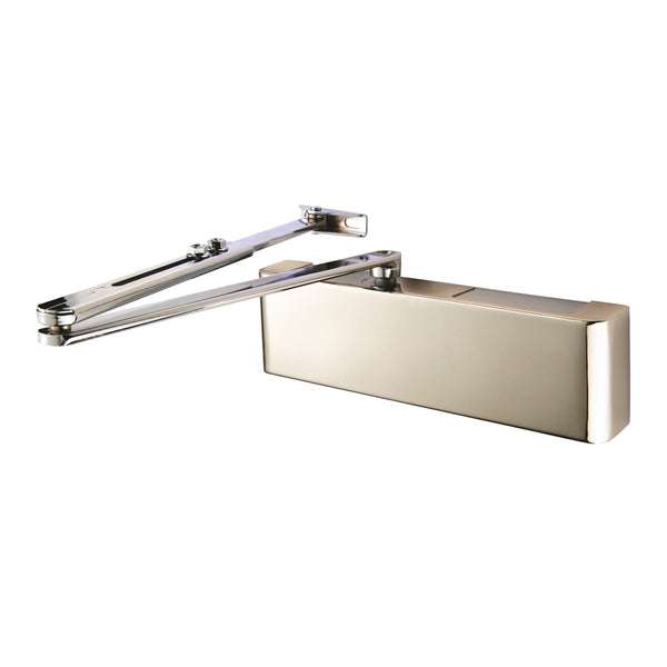Eurospec - Full Cover Overhead Door Closer Variable Power 2-5 Polished Nickel Plate - Polished Nickel Plated - CDG025/PNP - Choice Handles