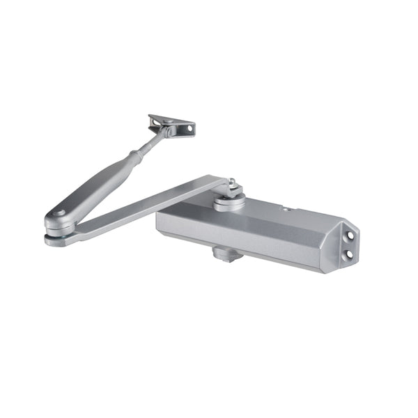 Eurospec - Overhead Door Closer En2-4 C/W Bc Fig 6 Bracket En1154 - Silver - CDG420/SV - Choice Handles