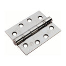 Eurospec - 102 X 76 X 3mm Ball Bearing Hinge Grade 13 - 316 C/W Screws (Pair) - Bright Stainless Steel - CEN1433/13BSS - Choice Handles