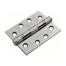 Eurospec - 102 X 76 X 3mm Ball Bearing Hinge Grade 13 - 316 C/W Screws (Pair) - Satin Stainless Steel - CEN1433/13SSS - Choice Handles