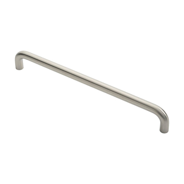 Eurospec - 22mm D Pull Handle 450mm Centres - Satin Stainless Steel - CFD1450SSS
