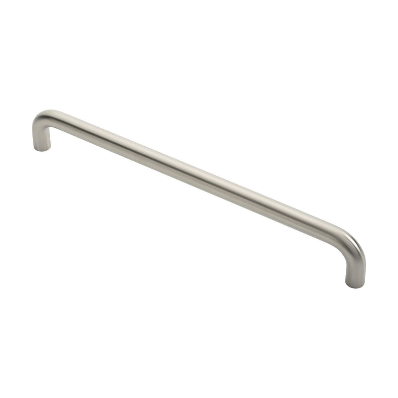 Eurospec - 22mm D Pull Handle 450mm Centres - Satin Stainless Steel - CFD1450SSS