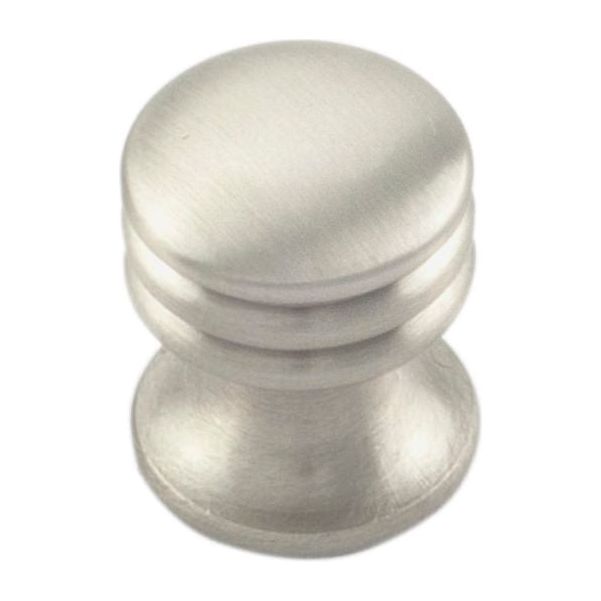 Carlisle Brass - Ringed Knob Satin Nickel 17mm - Satin Nickel - CH30ASN - Choice Handles