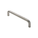 Eurospec - Cabinet Pull D Handle 96mm - Satin Stainless Steel - CPD1096SSS - Choice Handles