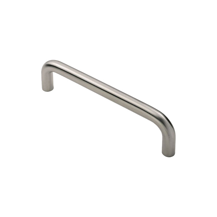 Eurospec - Cabinet Pull D Handle 96mm - Satin Stainless Steel - CPD1096SSS