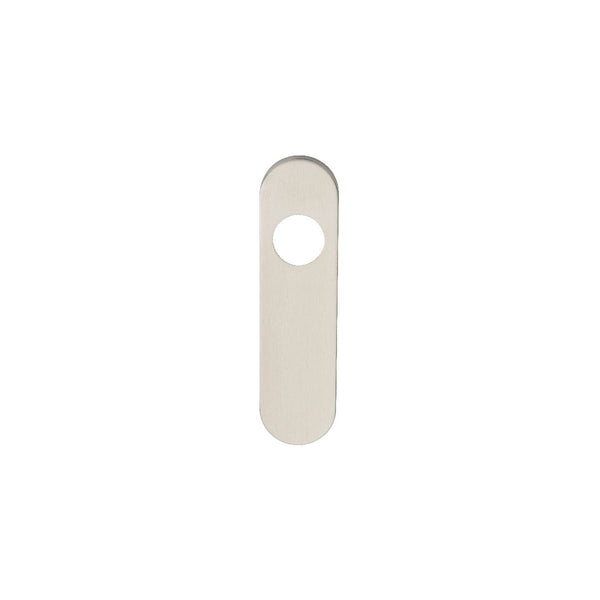 Eurospec - Radius Covers for Latch Backplate - Satin Stainless Steel - CPRB1170SSS - Choice Handles