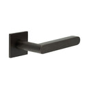 CR-101 Dark Bronze Fixed Dead Square Rose Door Handle - CR-101B3DB - Choice Handles