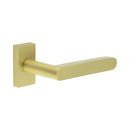 CR-101 Satin Brass Multi Point Rectangular Rose Door Handle - CR-101D4SB - Choice Handles