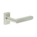 CR-101 Satin Stainless Steel Multi Point Rectangular Rose Door Handle - CR-101D4SSS - Choice Handles