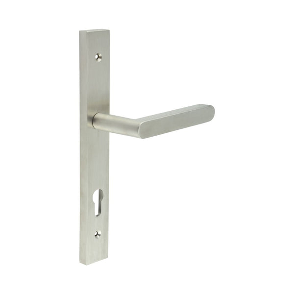 CR-101 Satin Stainless Steel Multi Point Backplate Door Handle - CR-101G4SSS - Choice Handles