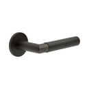 CR-102 Dark Bronze Unsprung Round Rose Door Handle - CR-102A2DB - Choice Handles