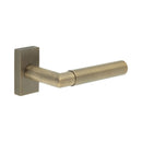 CR-102 Antique Brass Multi Point Rectangular Rose Door Handle - CR-102D4AB - Choice Handles