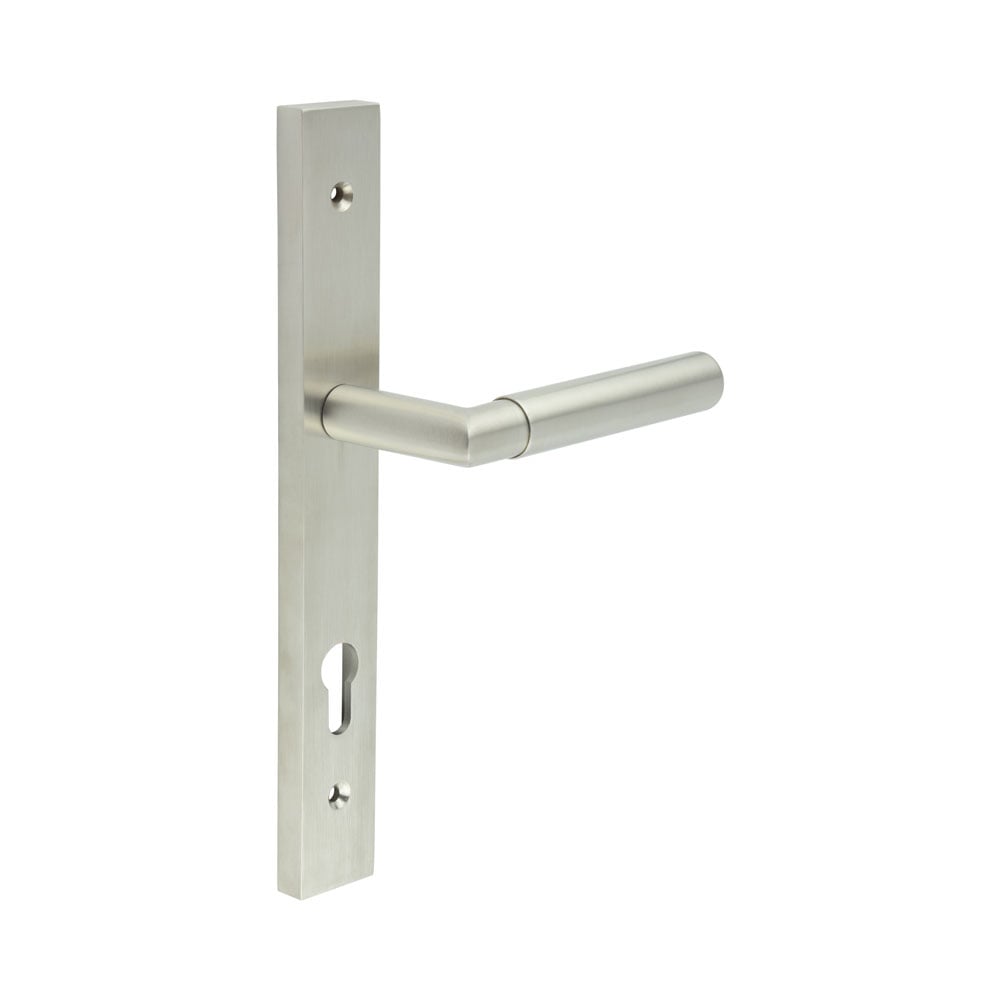 CR-102 Satin Stainless Steel Multi Point Backplate Door Handle - CR-10