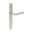 CR-102 Satin Stainless Steel Multi Point Backplate Door Handle - CR-102G4SSS - Choice Handles