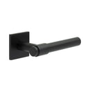 CR-103 Black Unsprung Square Rose Door Handle - CR-103B2MB - Choice Handles
