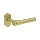 CR-103 Satin Brass Multi Point Oval Rose Door Handle - CR-103C4SB - Choice Handles
