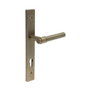 CR-103 Antique Brass Multi Point Backplate Door Handle - CR-103G4AB - Choice Handles