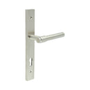 CR-103 Satin Stainless Steel Multi Point Backplate Door Handle - CR-103G4SSS - Choice Handles