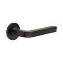 CR-104 Dark Bronze Sprung Round Rose Door Handle - CR-104A1DB - Choice Handles