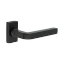CR-104 Black Multi Point Rectangular Rose Door Handle - CR-104D4MB - Choice Handles