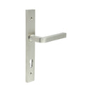 CR-104 Satin Stainless Steel Multi Point Backplate Door Handle - CR-104G4SSS - Choice Handles