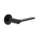 CR-105 Black Unsprung Round Rose Door Handle - CR-105A2MB - Choice Handles