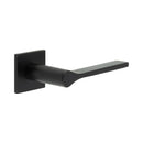 CR-105 Black Unsprung Square Rose Door Handle - CR-105B2MB - Choice Handles