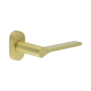 CR-105 Satin Brass Multi Point Oval Rose Door Handle - CR-105C4SB - Choice Handles
