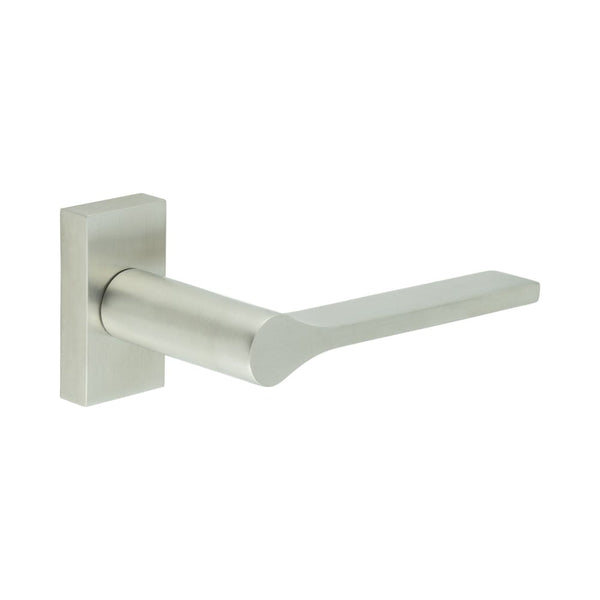 CR-105 Satin Stainless Steel Multi Point Rectangular Rose Door Handle - CR-105D4SSS