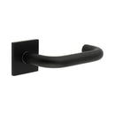 CR-106 Black Unsprung Square Rose Door Handle - CR-106B2MB - Choice Handles