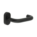 CR-106 Black Multi Point Oval Rose Door Handle - CR-106C4MB - Choice Handles