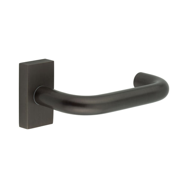 CR-106 Dark Bronze Multi Point Rectangular Rose Door Handle - CR-106D4DB