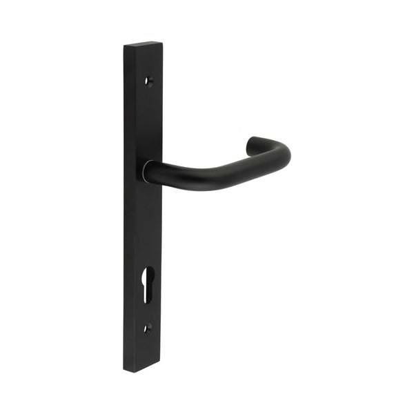 CR-106 Black Multi Point Backplate Door Handle - CR-106G4MB