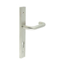 CR-106 Satin Stainless Steel Multi Point Backplate Door Handle - CR-106G4SSS - Choice Handles
