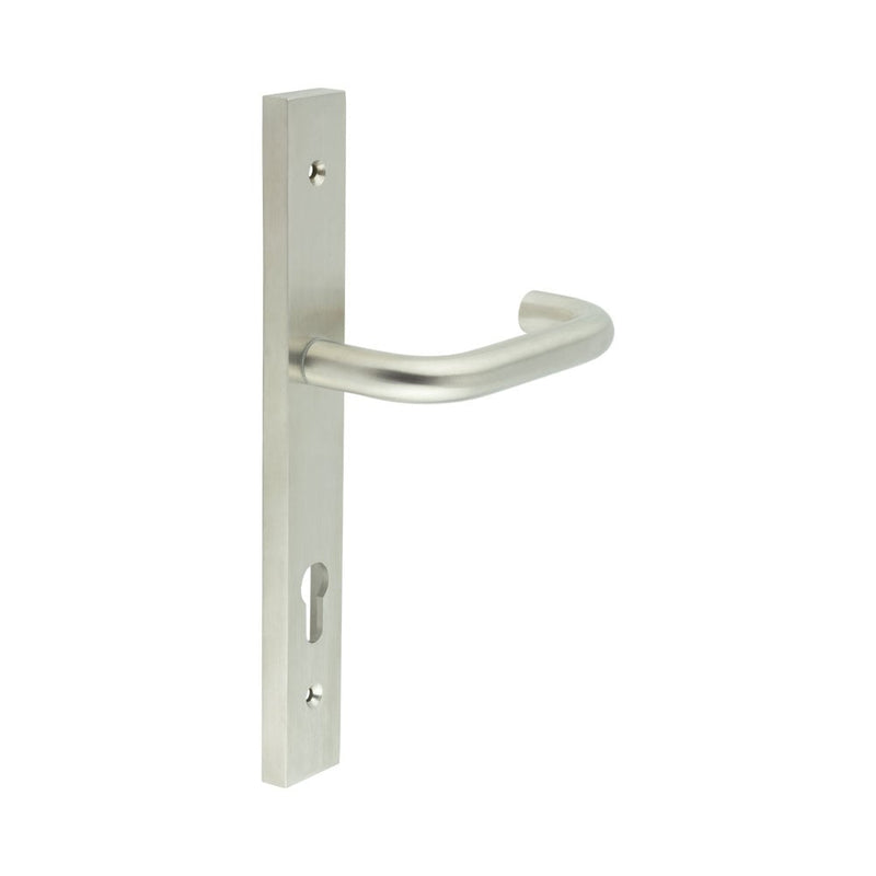 CR-106 Satin Stainless Steel Multi Point Backplate Door Handle - CR-106G4SSS