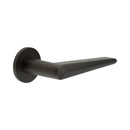 CR-107 Dark Bronze Unsprung Round Rose Door Handle - CR-107A2DB - Choice Handles